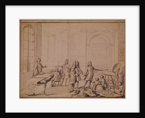 Study for a Lesson being give to the Young Louis XV by French School