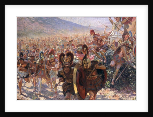 The Battle of Marathon, 1859 by Georges Marie Rochegrosse