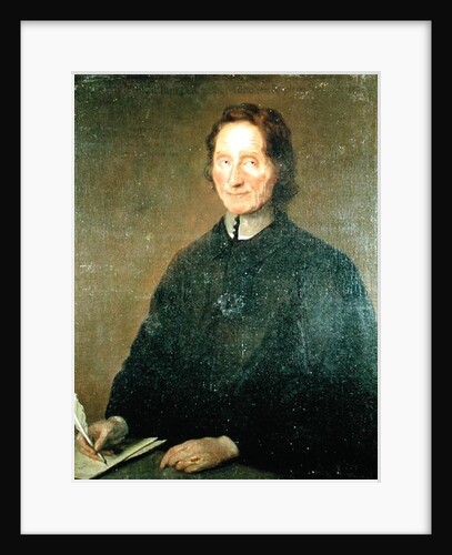 Portrait of Nicolas de Malebranche early 19th century by Jean Baptiste Santerre