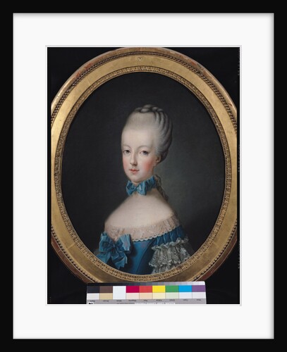 Portrait of Marie-Antoinette de Habsbourg-Lorraine after the painting by Joseph Ducreux 1770 by Jean Baptiste Charpentier