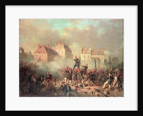 An Officer Giving the Order to Fire by Tony Francois de Bergue