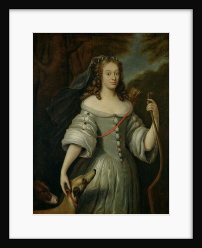 Portrait of Francoise Louise de la Baume le Blanc Duchesse de Vaujour, also known as Mademoiselle de la Valliere by Claude Lefebvre