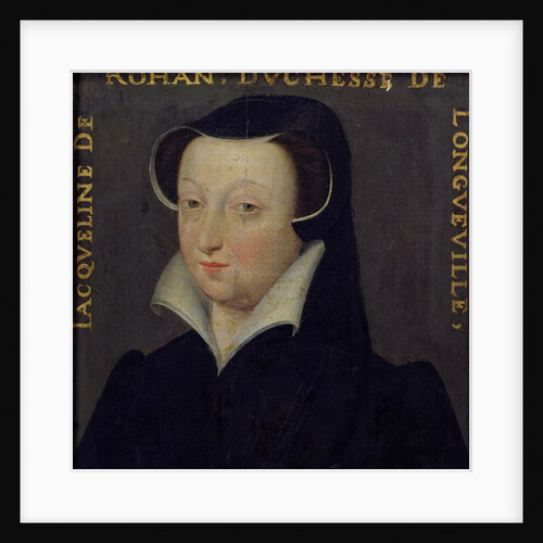 Jacqueline de Rohan, Duchesse de Longueville by Francois Clouet