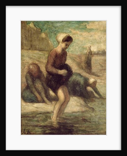 At the Water's Edge, c.1849-53 by Honore Daumier