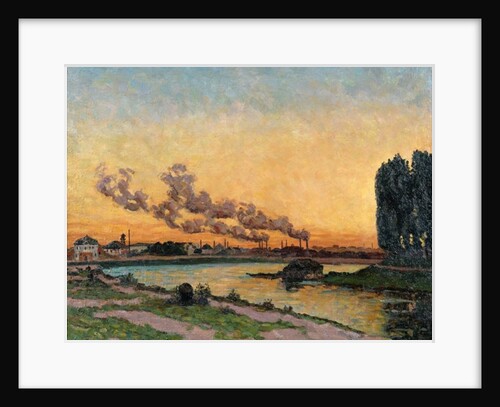 Setting Sun at Ivry, c.1872-73 by Jean Baptiste Armand Guillaumin