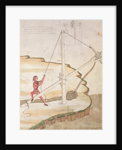 Diagram of a method of supplying water by Mariano di Jacopo