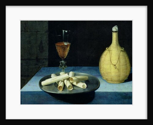 The Dessert of Wafers by Lubin Baugin