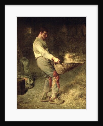 A Winnower, 1866-68 by Jean-Francois Millet