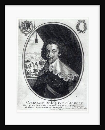 Charles de Luynes Marquis d'Albert by Balthazar Moncornet