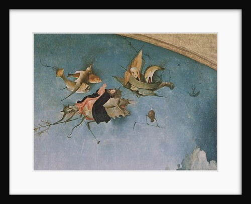 Detail of the left-hand panel by Hieronymus Bosch