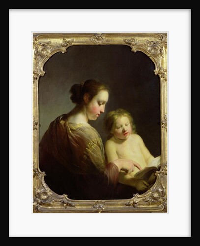 The Virgin Teaching the Infant Christ to Read, c.1630 by Pieter Fransz. de Grebber