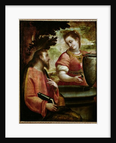 Christ and the Woman of Samaria, c.1575-80 by Luca Cambiaso