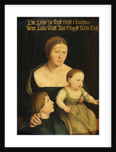 Charity or The Family of the Artist, c.1528 by Hans Holbein the Younger