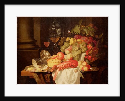 Still Life with Lobster by Johannes Hannot