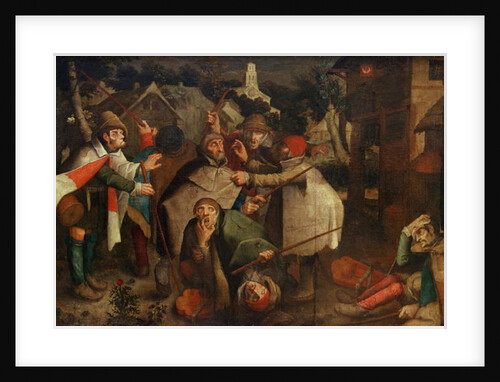 The Fight of the Blind Men, 1643 by Flemish School