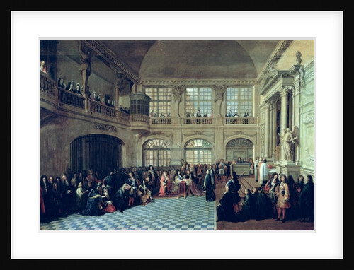 Philippe de Courcillon Marquis of Dangeau pledging his oath to King Louis XIV in 1695, late 17th century by Antoine Pezey