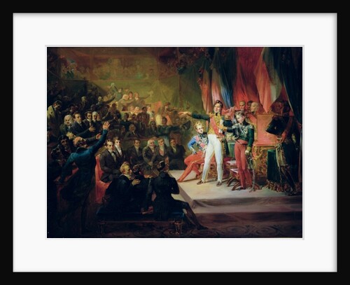 The Swearing-In of Louis-Philippe 9th August 1830 by Felix Auvray