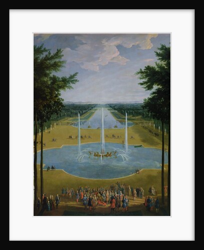 View of the Bassin d'Apollon in the gardens of Versailles, 1713 by Pierre-Denis Martin