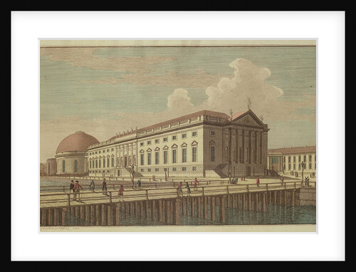 View of the Opera House in Berlin, 1773 by Johann Georg Rosenberg