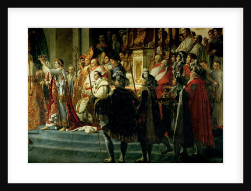 The Consecration of the Emperor Napoleon and the Coronation of the Empress Josephine by Pope Pius VII 2nd December 1804, 1807 by Jacques Louis David
