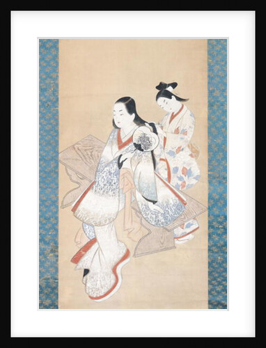 The Courtesan's Coiffure, c.1700-14 by Ando Kaigetsudo
