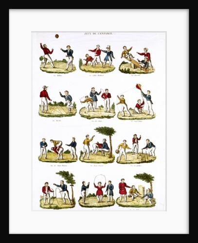 Children's Games, 1810 by French School