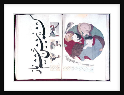 Album 2160 People sleeping and calligraphy by School Turkish