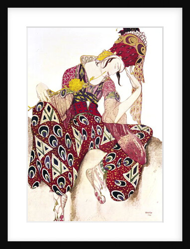 Costume design for Nijinsky in the ballet 'La Peri' by Paul Dukas, 1911 by Leon Bakst