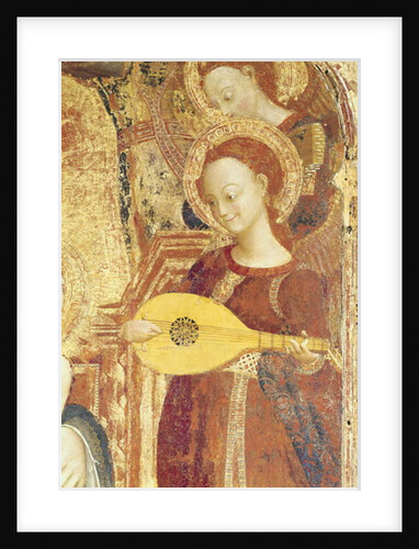 Virgin and Child Enthroned with six angels by Sassetta