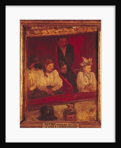 Box at the Opera-Comique, 1887 by Charles Cottet