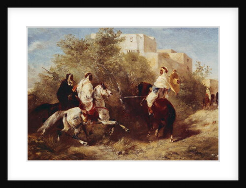 Arab Horsemen by Eugene Fromentin