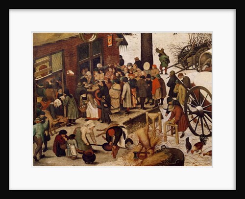 The Census at Bethlehem, 1566 by Pieter the Elder Bruegel