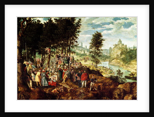 The Sermon of St. John the Baptist, c.1550 by Flemish School