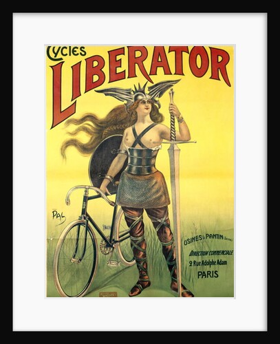 Poster advertising 'Cycles Liberator' from Pantin, printed by Kossoth et Cie, Paris by Pal