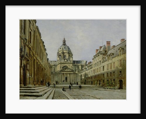 The Courtyard of the Old Sorbonne, 1886 by Emmanuel Lansyer