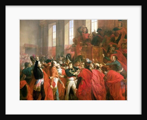 Bonaparte and the Council of Five Hundred at St. Cloud, 10th November 1799, 1840 by Francois Bouchot