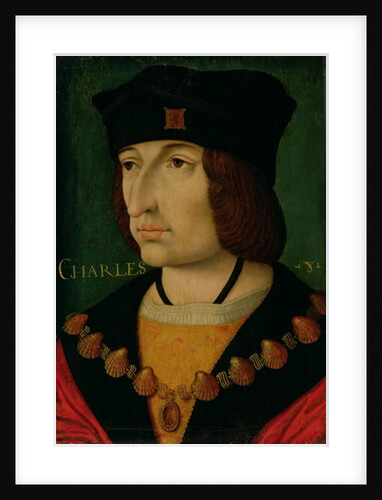 Portrait of Charles VIII King of France by Jean Bourdichon