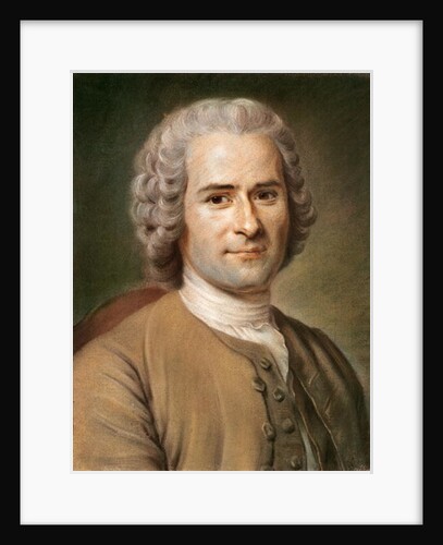 Jean-Jacques Rousseau, 1753 by Maurice Quentin de la (after) Tour