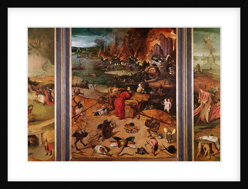 Triptych of the Temptation of St. Anthony by Hieronymus Bosch
