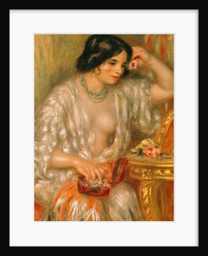Gabrielle with Jewellery, 1910 by Pierre Auguste Renoir