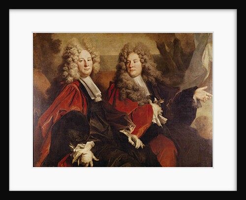 Portrait of Alderman Hugues Desnots and Alderman Bouhet, elected in 1702 by Nicolas de Largilliere