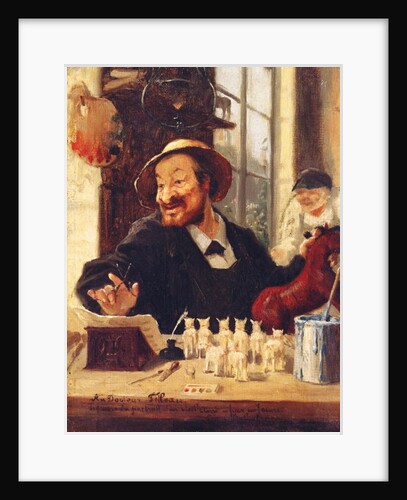 Portrait of Shaunard, or Shanne by Leon Dehaisne