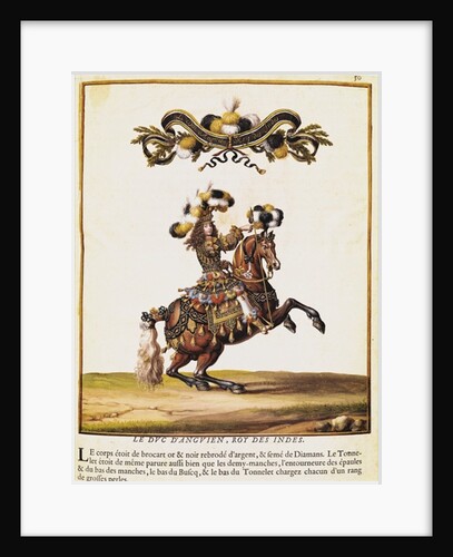 The Duke of Enghien as the King of the Indians at the Carousel Performed for Louis XIV in Front of the Tuileries, 5th June 1662 by Israel the Younger Silvestre