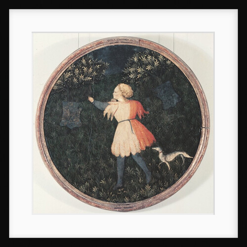 Young falconer, Florentine School by Master of the Judgement of Paris