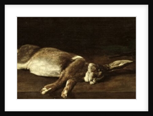 Still Life with a Hare, 1863 by Francois Bonvin