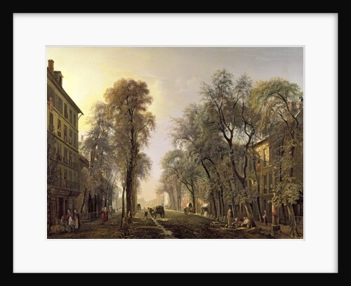 Boulevard Poissonniere in 1834 by Isidore Dagnan