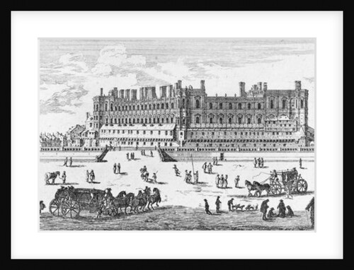 View of the Chateau de Saint-Germain-en-Laye, 1658 by Israel the Younger Silvestre