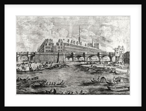 View of the Pont Neuf and the Isle du Palais, Paris by Israel the Younger Silvestre