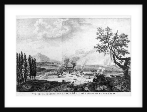 Royal Foundry at Le Creusot in 1787 by French School