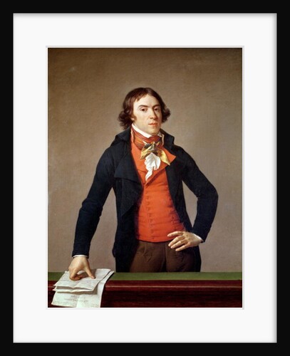 Bertrand Barere de Vieuzac with the judgement of Louis XVI 4th January 1793 by Jean Louis Laneuville